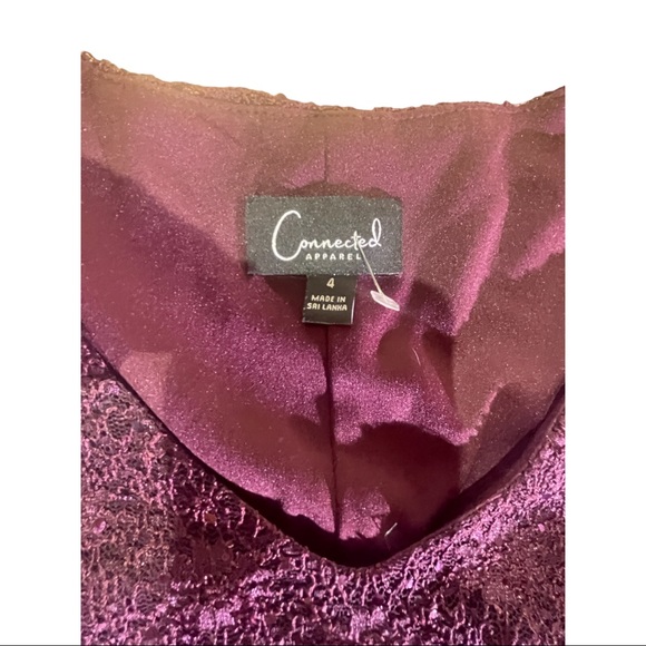 Evening, party Dress size 4 but will fit size M - Picture 3 of 5